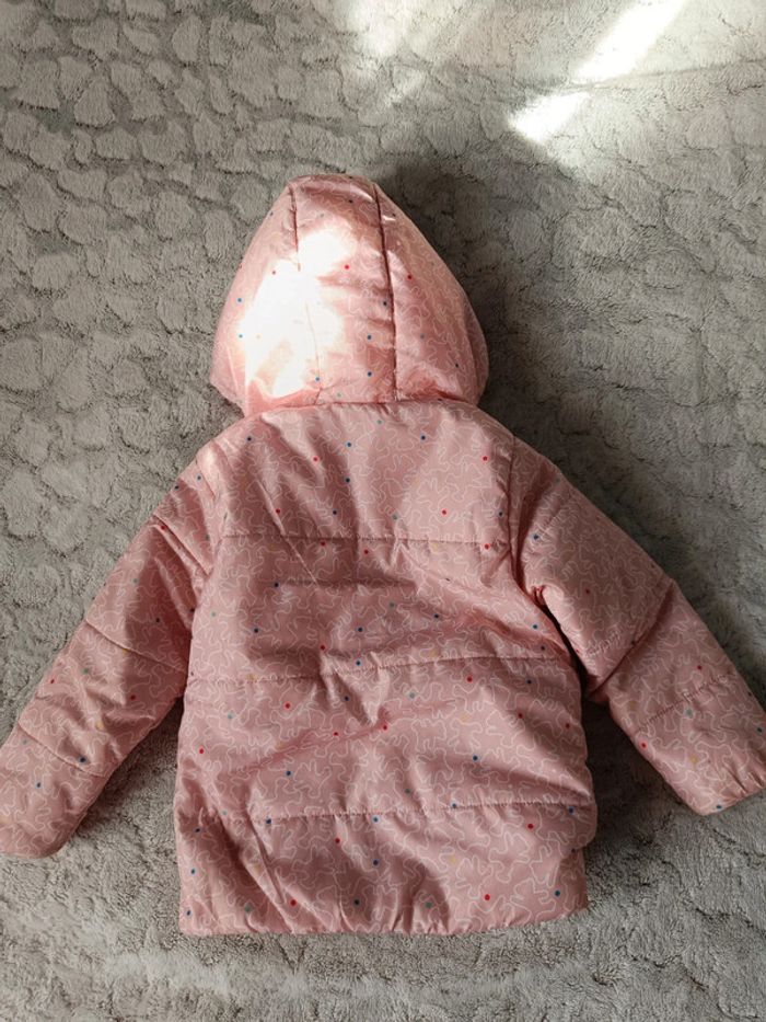 Manteau blouson rose fille 5 ans oursons Lulu Castagnette - photo numéro 5