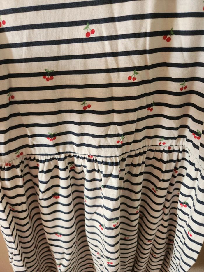 Robe marinière cerises kiabi 10 ans - photo numéro 3