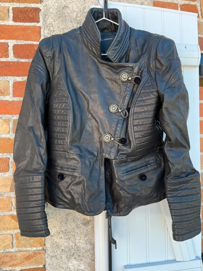 Veste en cuir