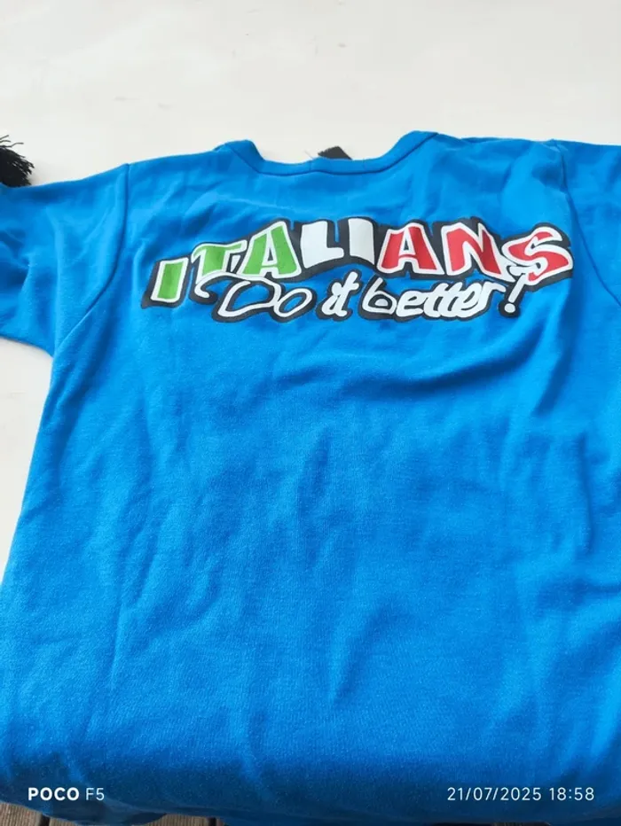 Tee shirt Italia taille M - photo numéro 9