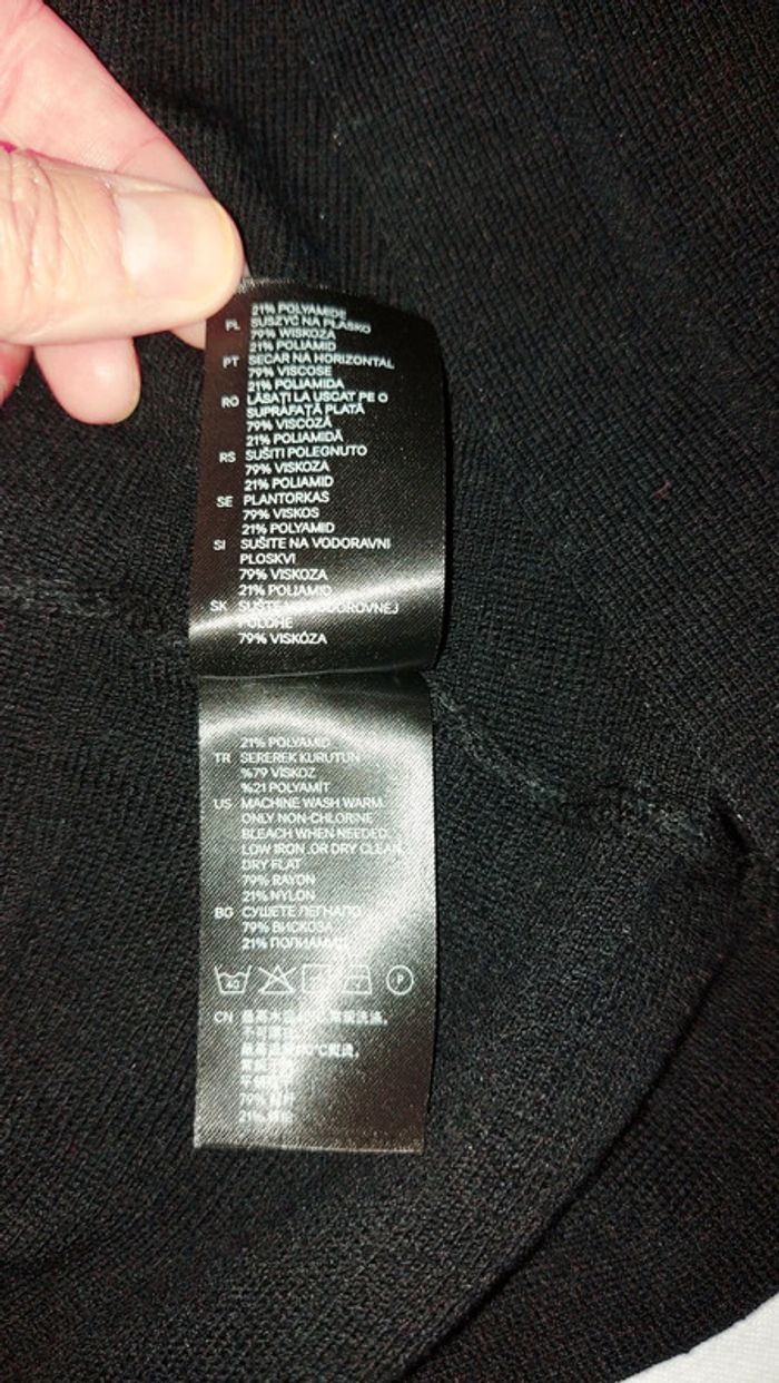 Robe noire cache-cache taille 36 - photo numéro 6