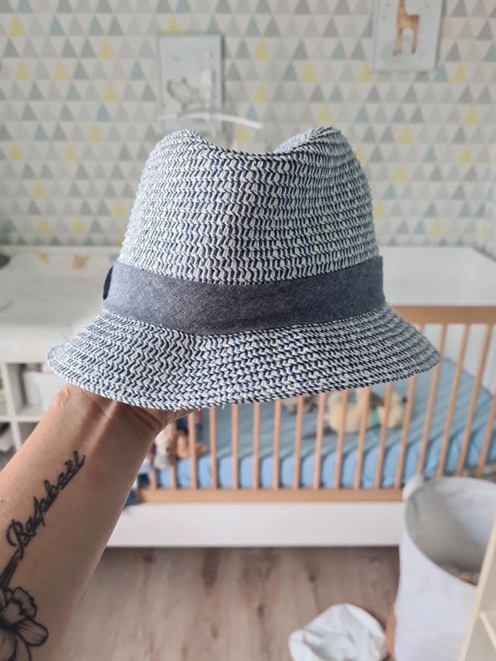 Chapeau été bleu - photo numéro 2