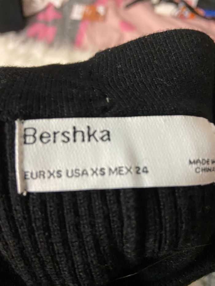 Jupe tube en maille côtelée Bershka - photo numéro 2