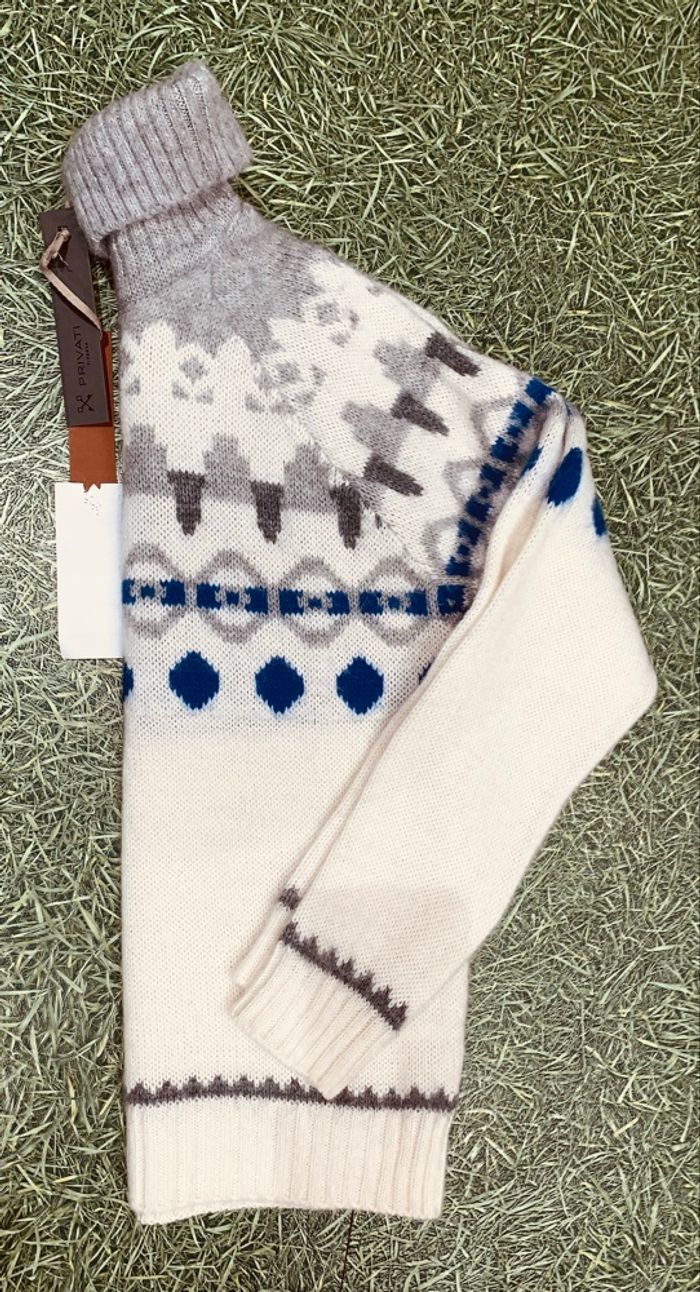 Pull col roulé alpaga et laine mérinos Privati Firenze - photo numéro 3