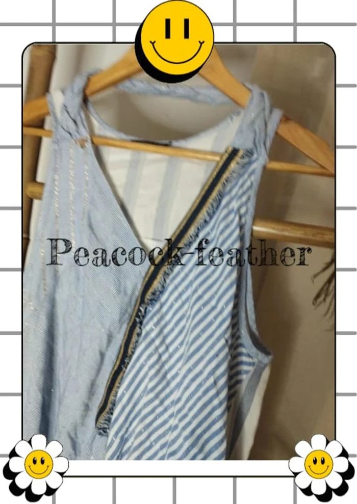 Robe bleue blanche la mode est à vous 42 - photo numéro 3