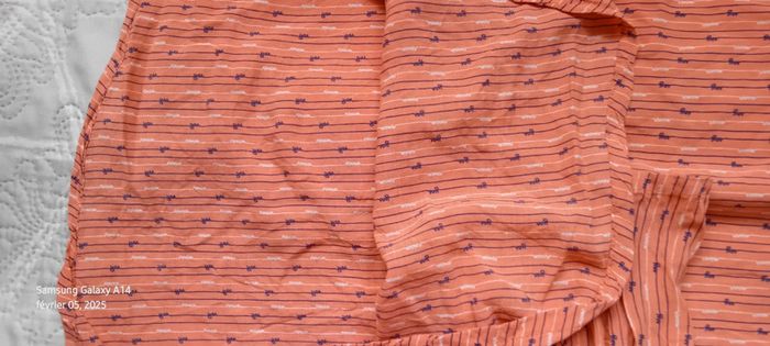 Tunique manches pagodes motif texte corail femme 42 esmara - photo numéro 10