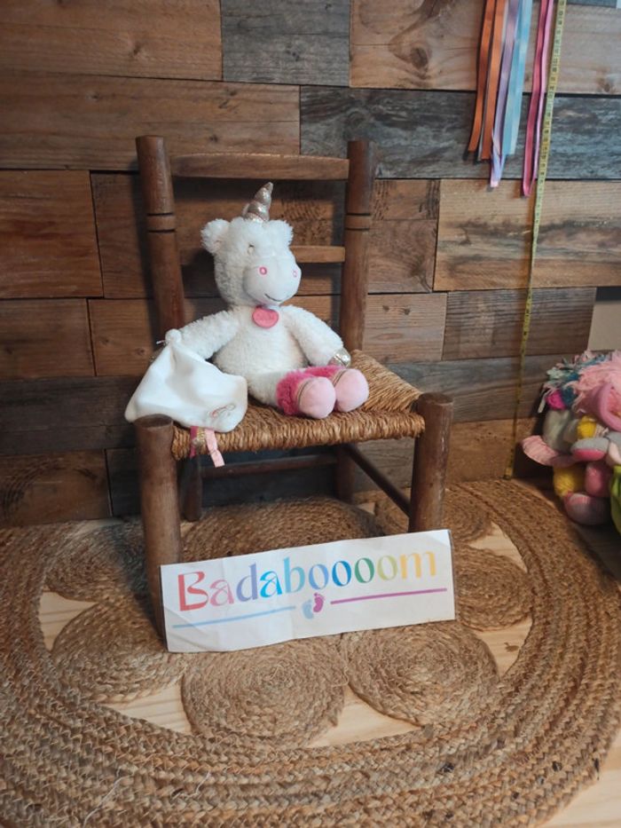 Peluche doudou Licorne baby nat tbe