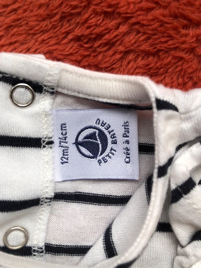Robe marinière Petit Bateau - 12 mois - photo numéro 2