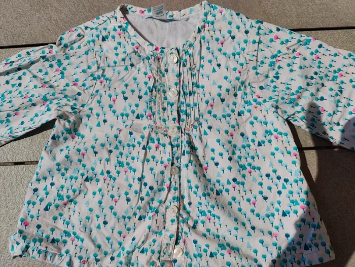 Chemise Vertbaudet fille 18 mois - photo numéro 2