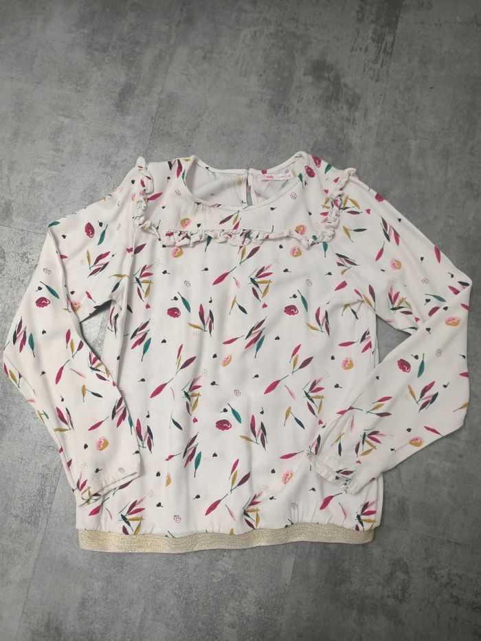 Blouse fleurie 12ans