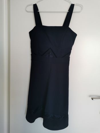 Robe bleu marine - cache cache - taille 34