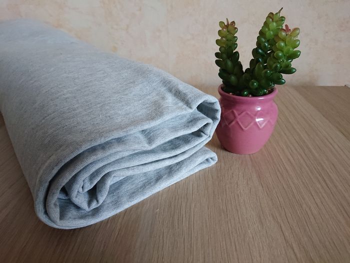 Coupon Jersey Bio Gris chiné - photo numéro 2