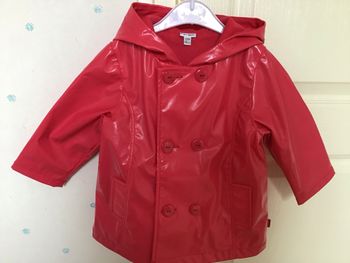 Manteau Imperméable Mi Saison Petit Bisou NEUF Taille 12 Mois