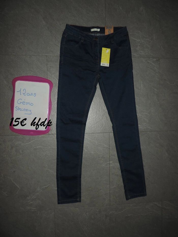 jeans skinny gémo taille 12 ans