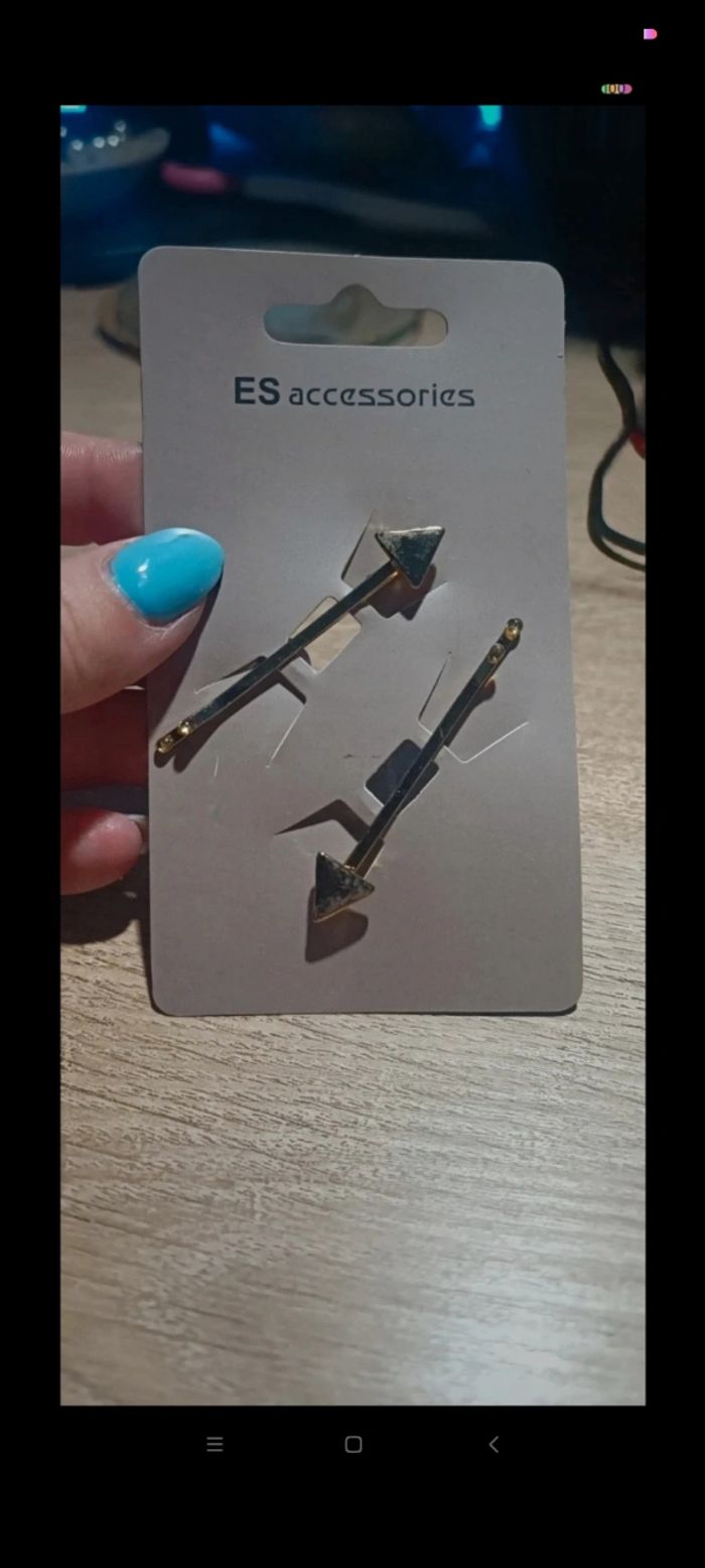 Barrette dorées