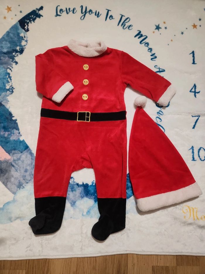 Ensemble de Noël pyjama et bonnet 12 mois 🎅