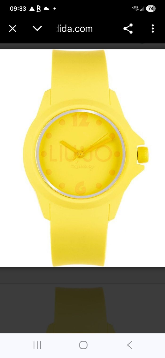 Montre Liu Jo. Neuve. Jaune - photo numéro 10