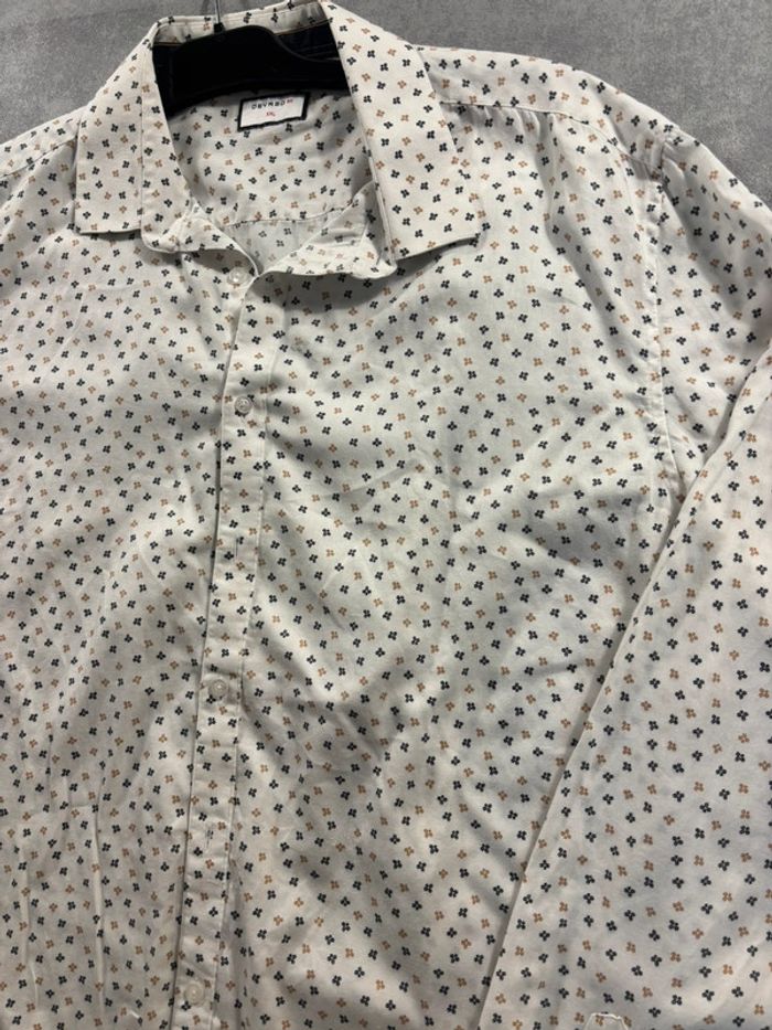 Chemise à motif blanche Devred Taille XXL - photo numéro 3