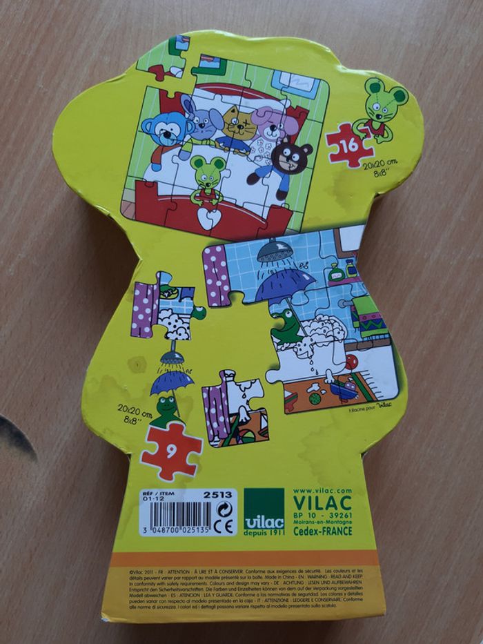 2 Puzzles en bois de Vilac Réf. 2513 - photo numéro 2