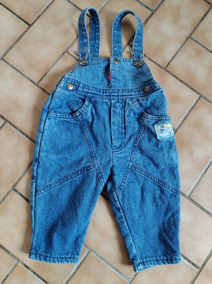 Salopette en jean, taille 6 mois
