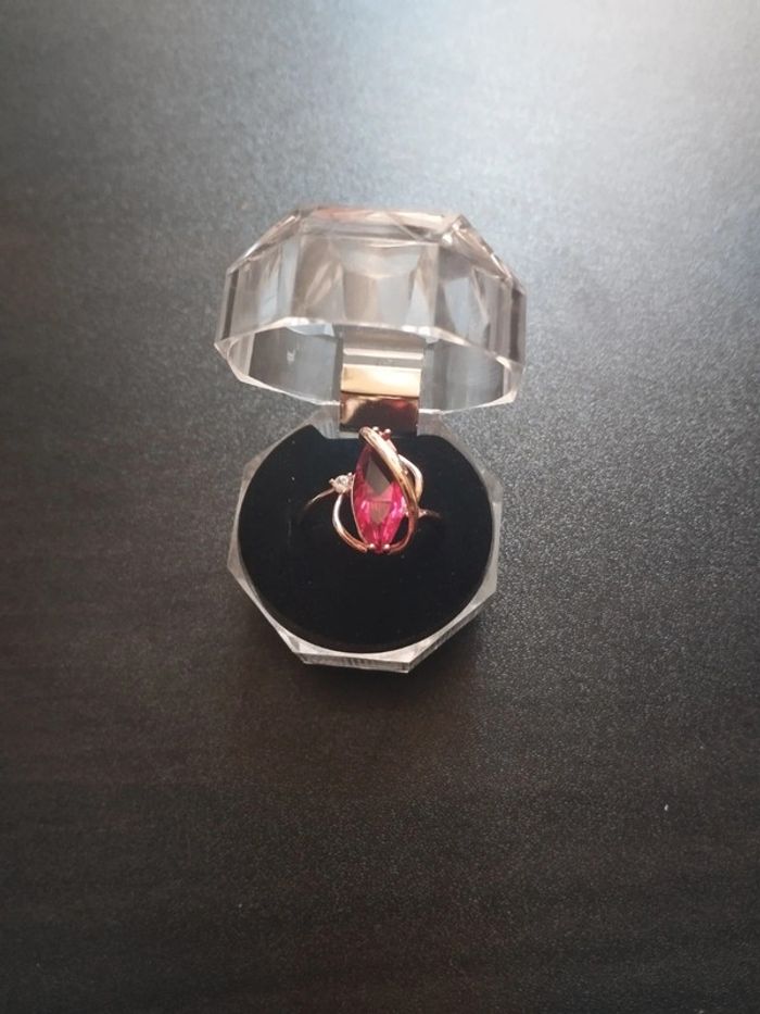 Bague vintage Marquise avec coffret cadeau - photo numéro 2