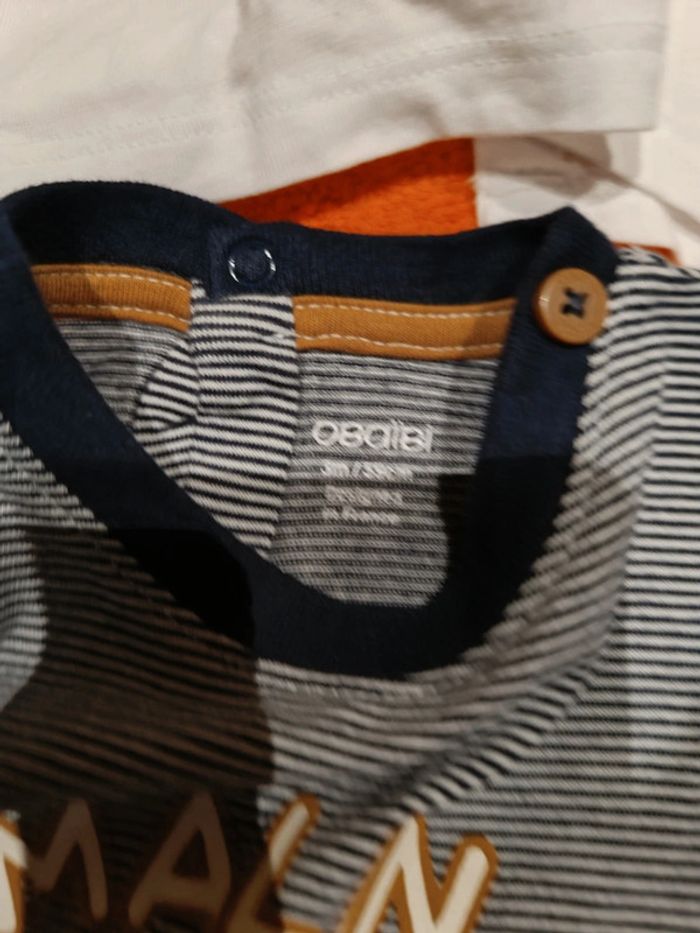 Joli ensemble 3 pièces Obaïbi 3 mois 59 cm - photo numéro 7
