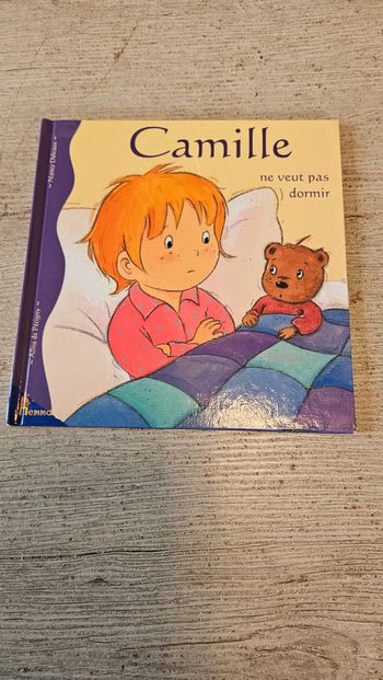 Livre enfant Camille ne veut pas dormir, n°10, trés bon etat