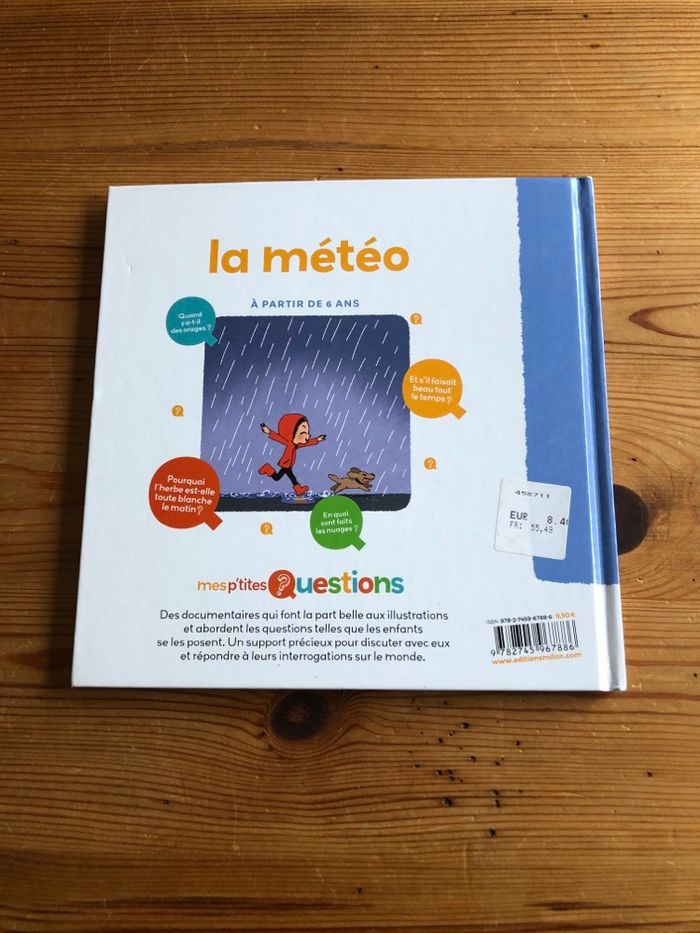Livre La météo - photo numéro 2