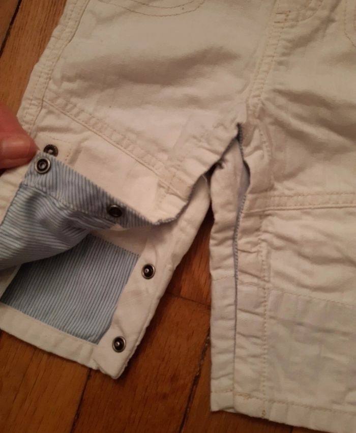 Salopette blanche Sergent major (6M) - photo numéro 2