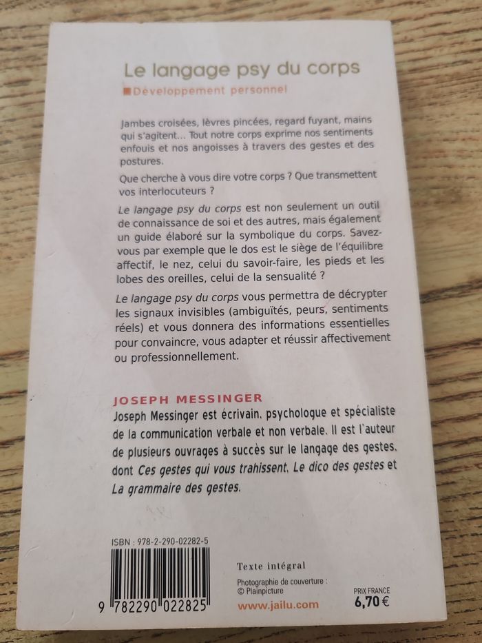 Livre le langage psy - photo numéro 2