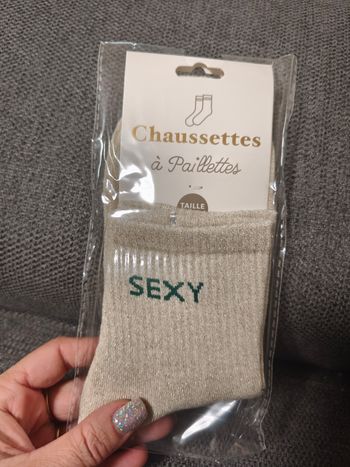Chaussettes à paillettes 🎁