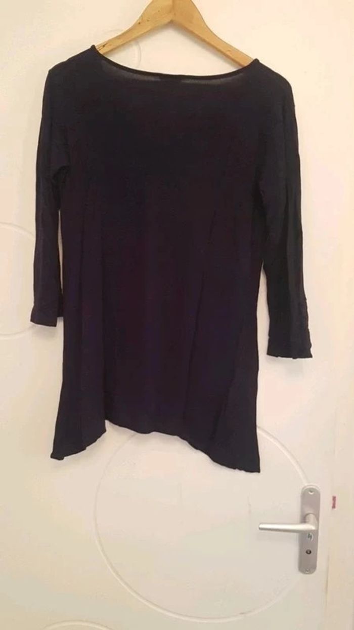 Tunique asymétrique marine taille 42/44 - photo numéro 3