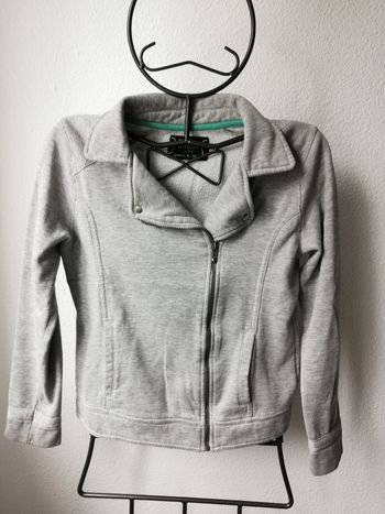 Cardigan/Gilet zippé gris BILOOK