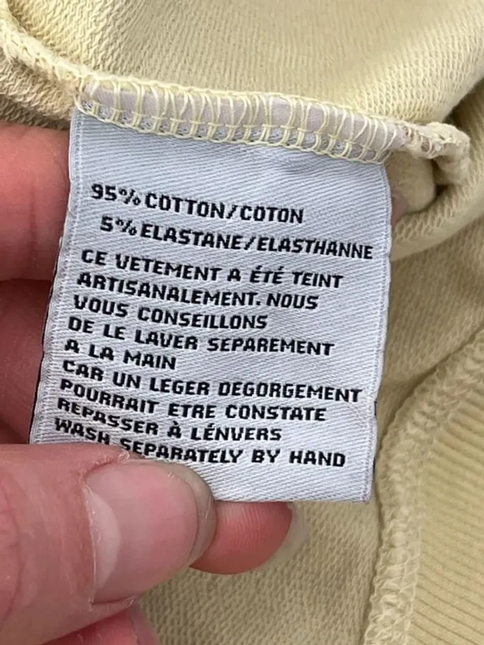 Ensemble jaune pâle French Terry 18.18 - photo numéro 9