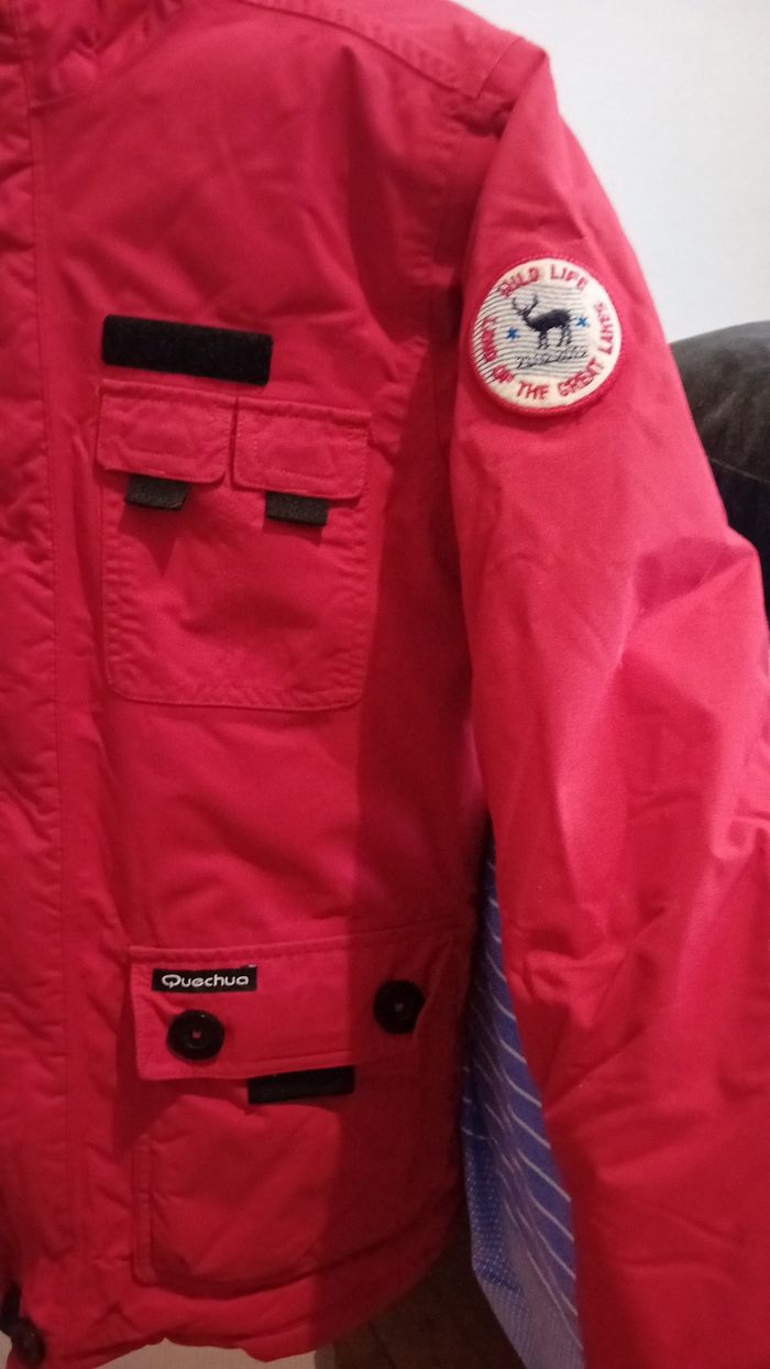 Parka Quechua rouge - photo numéro 3