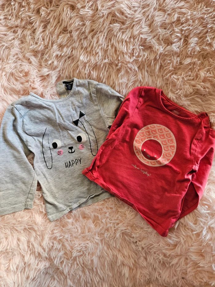 Lot 2 t-shirts manches longues - photo numéro 2