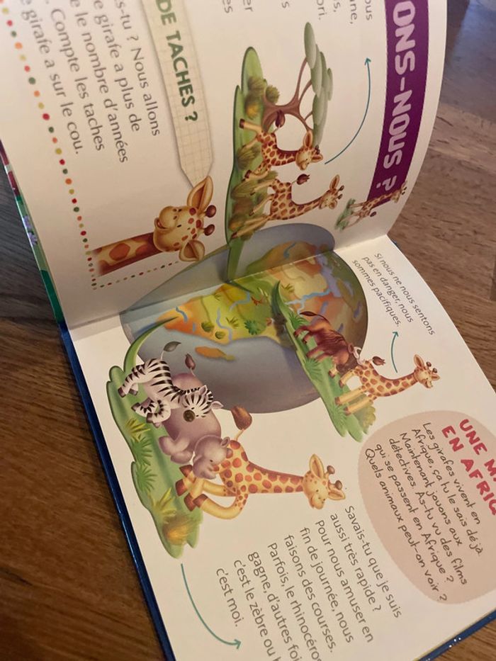 Livre collection Les animaux du zoo Sandy la girafe - photo numéro 7