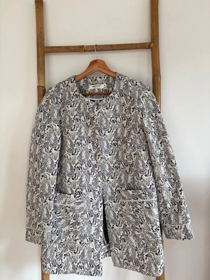 Veste motif perroquet naf naf taille 38