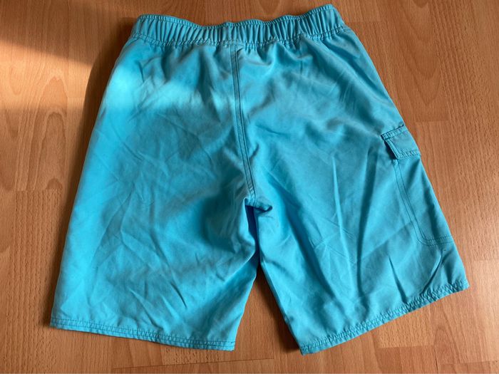 Beau short de bain/boardshort bleu turquoise T. 8 ans garçon neuf avec étiquette - photo numéro 2