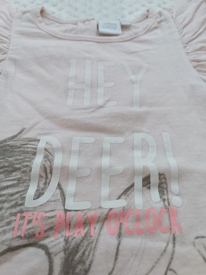 🔸 T-shirt Sans Manches Fille Bambi - Disney Baby 3 ans🔸 - photo numéro 5