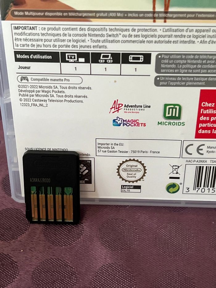 Jeu Nintendo switch koh lanta - photo numéro 3