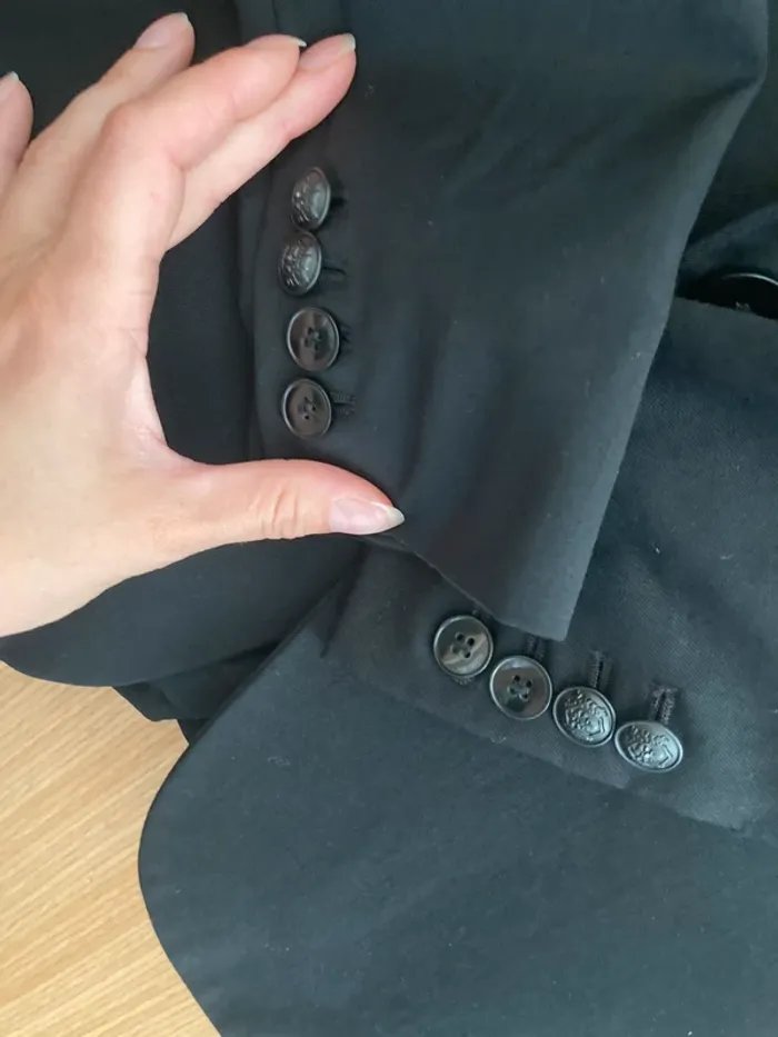 The kooples veste blazer costume noir cintré taille 36 FVES23093 - photo numéro 2