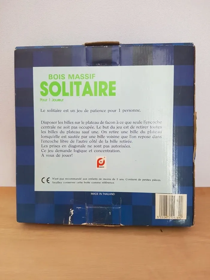 Pintoy, jeu en bois Solitaire - photo numéro 3