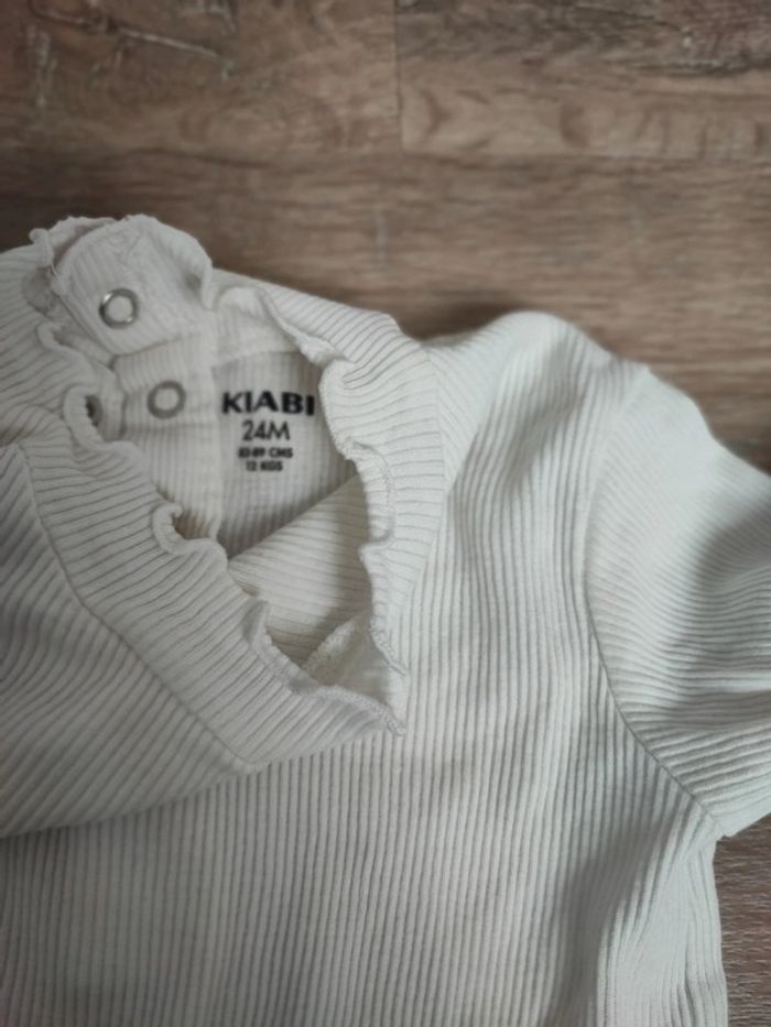 Haut côtelé blanc - photo numéro 2