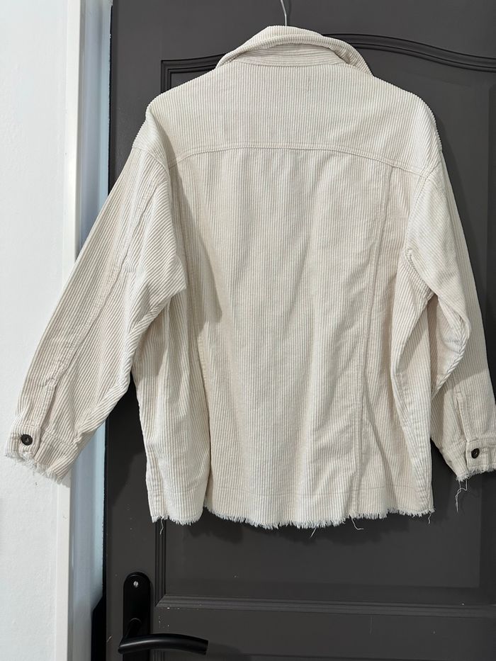veste zara velours beige crème - photo numéro 5