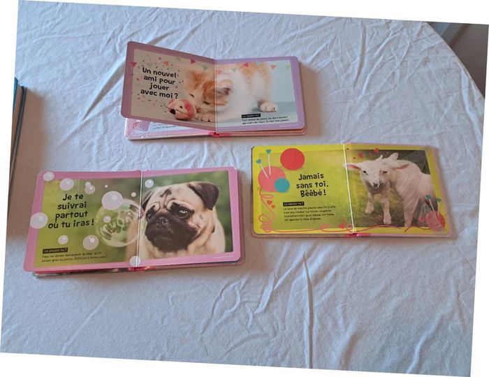 Lot de 3 livre trop mignons. J'aime ta frimousse. - photo numéro 2