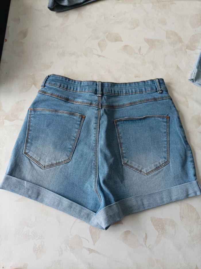 3 shorts jean femme taille 36 kiabi - photo numéro 6