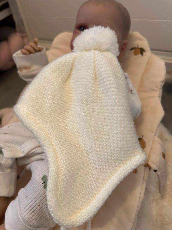 Bonnet laine pompon - photo numéro 5