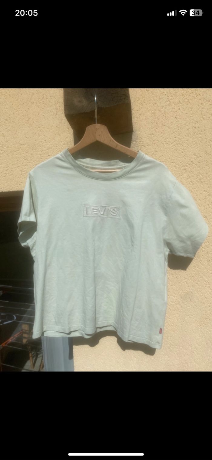 T-shirt Lévis vert d’eau