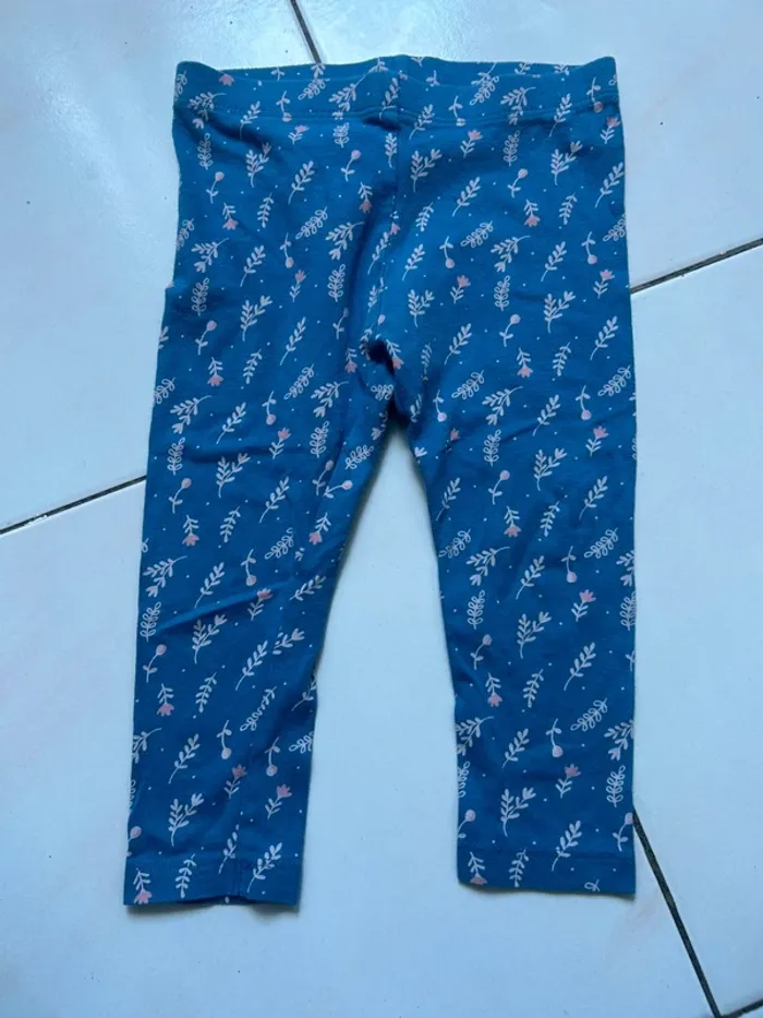 Legging à motif fleurs - Lupilu - 6-12 mois